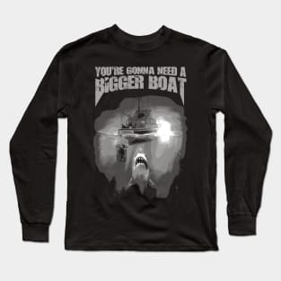 Quint's Amity Island Fishing You're Gonna Need a Bigger Boat Long Sleeve T-Shirt